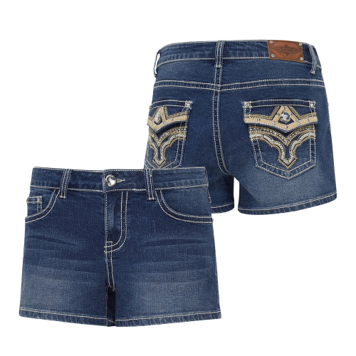 Westernjeans Diamond kurz